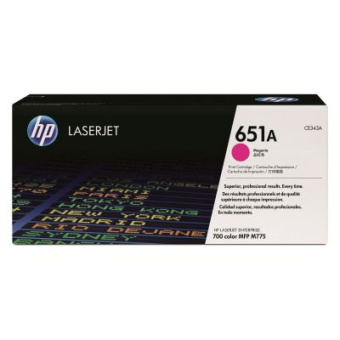 Картридж лазерный HP 651A CE343A пурпурный (16000стр.) для HP LJ 700/775 - купить недорого с доставкой в интернет-магазине