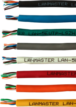 Кабель информационный Lanmaster LAN-5EUTP-LSZH-GN кат.5E U/UTP 4X2X24AWG LSZH внутренний 305м зеленый - купить недорого с доставкой в интернет-магазине