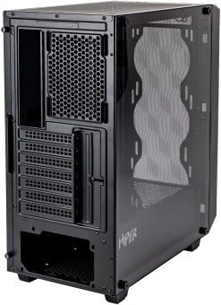 Корпус Hiper BH34-1 черный без БП ATX 5x120mm 2x140mm 2x200mm 1xUSB3.0 audio bott PSU - купить недорого с доставкой в интернет-магазине