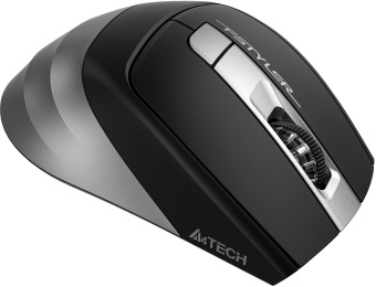 Мышь A4Tech Fstyler FB35S серый/черный оптическая (2000dpi) беспроводная BT/Radio USB для ноутбука (5but) - купить недорого с доставкой в интернет-магазине
