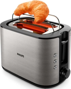 Тостер Philips HD2650 950Вт серебристый - купить недорого с доставкой в интернет-магазине