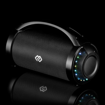 Колонка порт. Digma S-17 черный 8.5W 1.0 BT/3.5Jack/USB 10м 1500mAh - купить недорого с доставкой в интернет-магазине