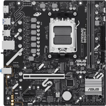 Материнская плата Asus PRIME B850M-F Socket AM5 AMD B850 2xDDR5 mATX AC`97 8ch(7.1) GbLAN RAID+VGA+HDMI - купить недорого с доставкой в интернет-магазине