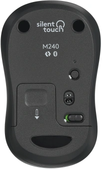 Мышь Logitech M240 Silent графитовый оптическая 4000dpi silent беспров. BT для ноутбука 2but (910-007119) - купить недорого с доставкой в интернет-магазине