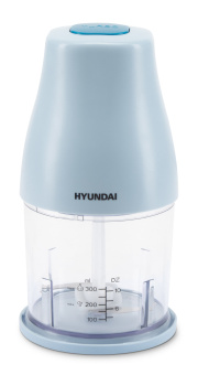 Измельчитель электрический Hyundai HYC-P3118 0.8л. 350Вт черный/фиолетовый - купить недорого с доставкой в интернет-магазине