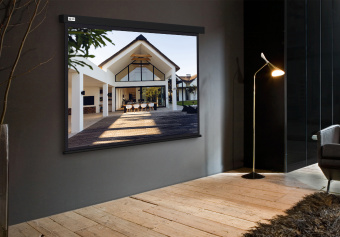 Экран Cactus 84" 128x170.7см Wallscreen CS-PSW-128X170-BK 4:3 настенно-потолочный рулонный черный - купить недорого с доставкой в интернет-магазине