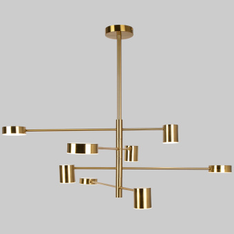 Люстра Hiper Abby H831-1 потолоч. 4000K цв.св.:белый нейтральный золотистый - купить недорого с доставкой в интернет-магазине