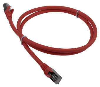 Патч-корд Lanmaster LAN-PC45/S6A-2.0-RD FTP вилка RJ-45-вилка RJ-45 кат.6А 2м красный LSZH (уп.:1шт) - купить недорого с доставкой в интернет-магазине