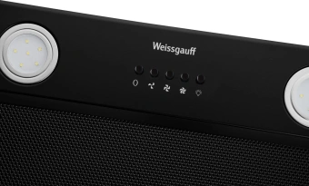 Вытяжка встраиваемая Weissgauff Dubhe 60 PB BL черный управление: кнопочное (1 мотор) - купить недорого с доставкой в интернет-магазине