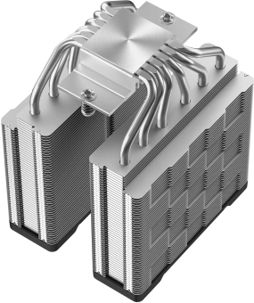 Устройство охлаждения(кулер) Deepcool AG620 G2 Soc-AM5/AM4/1200/1700/1851 серебристый/черный 4-pin 23.08-29.22dB Al+Cu 260W 1036gr Ret (R-AG620-BKNPMG2-G) - купить недорого с доставкой в интернет-магазине