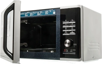 Микроволновая Печь Samsung MG23K3515AS/BW 23л. 800Вт серебристый/черный - купить недорого с доставкой в интернет-магазине