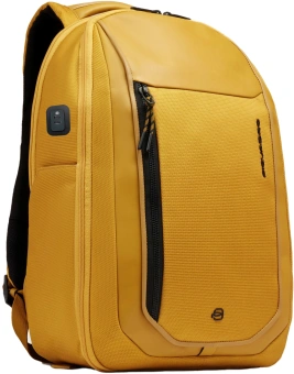 Рюкзак мужской Piquadro Lyss CA6928S143BM/G желтый полиэстер/натур.кожа - купить недорого с доставкой в интернет-магазине