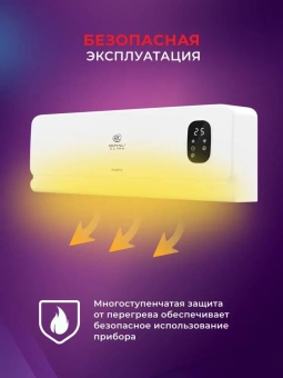 Тепловентилятор Royal Clima Parete RFH-PT2000DC-WT 2000Вт белый/черный - купить недорого с доставкой в интернет-магазине
