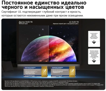 Телевизор OLED LG 55" OLED55B6RLA.ARU коричневый/серый 4K Ultra HD 120Hz DVB-T2 DVB-C DVB-S2 USB WiFi Smart TV (RUS) - купить недорого с доставкой в интернет-магазине