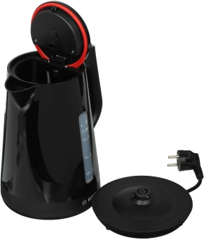 Чайник электрический Bosch TWK1M123 1.7л. 2400Вт черный корпус: пластик - купить недорого с доставкой в интернет-магазине