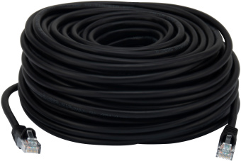 Патч-корд Buro UTP 4 пары cat.5E CCA molded 30м черный RJ-45 (m)-RJ-45 (m) - купить недорого с доставкой в интернет-магазине