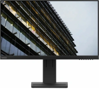 Монитор Lenovo 23.8" ThinkVision E24-28 черный IPS 4ms 16:9 HDMI M/M матовая HAS Piv 1000:1 250cd 178гр/178гр 1920x1080 60Hz VGA DP FHD 4.5кг - купить недорого с доставкой в интернет-магазине