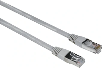 Патч-корд Hama H-20140 STP cat.5E 1.5м серый RJ-45 (m)-RJ-45 (m) (00020140) - купить недорого с доставкой в интернет-магазине