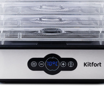 Сушка для фруктов и овощей Kitfort КТ-1914 5под. 240Вт черный - купить недорого с доставкой в интернет-магазине