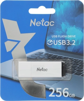 Флеш Диск Netac 256GB U185 NT03U185N-256G-32WH USB3.0 белый - купить недорого с доставкой в интернет-магазине