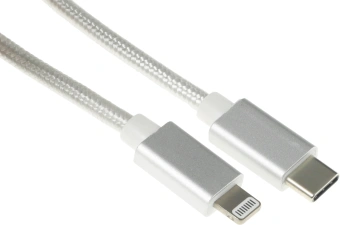 Кабель Cactus CS-LG.USB.C-1 USB Type-C (m)-Lightning (m) 1м белый блистер - купить недорого с доставкой в интернет-магазине