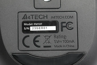 Мышь A4Tech Fstyler FM10T серый/черный оптическая 1600dpi USB для ноутбука 3but (FM10T GREY) - купить недорого с доставкой в интернет-магазине