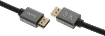 Кабель аудио-видео Buro V1.4 DisplayPort (m)/DisplayPort (m) 3м. позолоч.конт. черный (BHP-DPP-1.4-3G) - купить недорого с доставкой в интернет-магазине