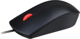 Мышь Lenovo Essential черный оптическая 1600dpi USB 2but (4Y50R20863) - купить недорого с доставкой в интернет-магазине