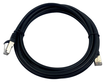 Патч-корд Buro STP 4 пары cat7 CCA molded 3м черный RJ-45 (m)-RJ-45 (m) - купить недорого с доставкой в интернет-магазине