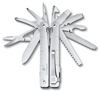Мультитул Victorinox SwissTool MX Clip (3.0327.MKB1) 115мм 26функц. серебристый блистер - купить недорого с доставкой в интернет-магазине