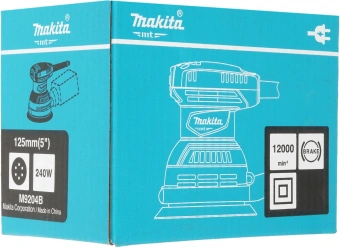 Эксцентриковая шлифмашина Makita M9204B 240Вт D125мм - купить недорого с доставкой в интернет-магазине