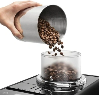 Кофемашина Delonghi Rivelia EXAM440.55.B 1450Вт серебристый/черный - купить недорого с доставкой в интернет-магазине