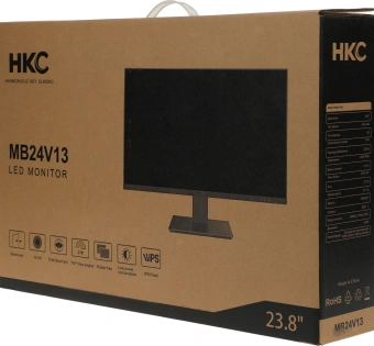 Монитор HKC 23.8" MB24V13FS129 черный IPS LED 16:9 HDMI M/M 250cd 178гр/178гр 1920x1080 100Hz VGA DP FHD 3.35кг - купить недорого с доставкой в интернет-магазине