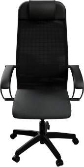 Кресло Метта ErgoLife Set 11 черный сиденье черный сетка с подголов. крестов. металл хром - купить недорого с доставкой в интернет-магазине