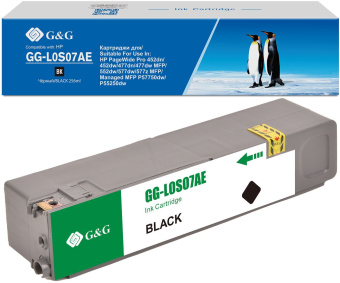 Картридж струйный G&G GG-L0S07AE 973XL черный (240мл) для HP PageWide Pro 452dn/452dw/477dn/477dw MFP - купить недорого с доставкой в интернет-магазине