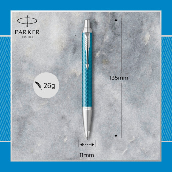 Ручка шариков. Parker IM Premium K318 (CW2143645) Blue Grey CT M син. черн. подар.кор. - купить недорого с доставкой в интернет-магазине