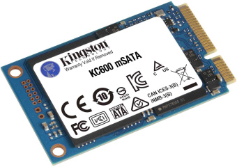 Накопитель SSD Kingston mSATA 512Gb SKC600MS/512G KC600 mSATA - купить недорого с доставкой в интернет-магазине