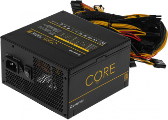 Блок питания Chieftec ATX 700W CORE BBS-700S-Bulk 80+ gold 24pin APFC 120mm fan 6xSATA - купить недорого с доставкой в интернет-магазине