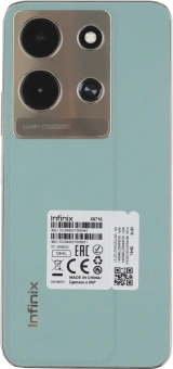 Смартфон Infinix X6716 Note 30i 128Gb 8Gb зеленый моноблок 3G 4G 2Sim 6.66" 1080x2400 Android 13 64Mpix 802.11 a/b/g/n/ac NFC GPS GSM900/1800 GSM1900 TouchSc FM microSD max1024Gb - купить недорого с доставкой в интернет-магазине