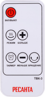 Тепловентилятор Ресанта ТВК-3 2000Вт серебристый/черный - купить недорого с доставкой в интернет-магазине