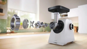 Мясорубка Bosch MFWS420W 1900Вт белый - купить недорого с доставкой в интернет-магазине