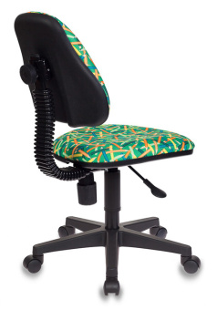 Кресло детское Бюрократ KD-4 зеленый карандаши крестов. пластик - купить недорого с доставкой в интернет-магазине