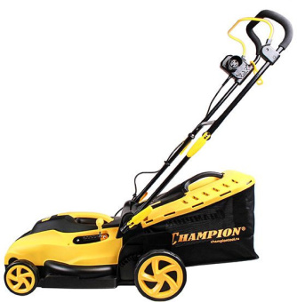 Газонокосилка роторная Champion EM3815 1600Вт - купить недорого с доставкой в интернет-магазине