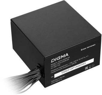 Блок питания Digma ATX 850W DPSU-850W-BR 80+ bronze (20+4pin) APFC 120mm fan 6xSATA RTL - купить недорого с доставкой в интернет-магазине