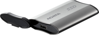 Накопитель SSD A-Data USB-C 1TB SD810-1000G-CSG SD810 серый - купить недорого с доставкой в интернет-магазине