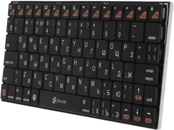 Клавиатура Оклик 840S черный USB беспроводная BT slim (754787) - купить недорого с доставкой в интернет-магазине