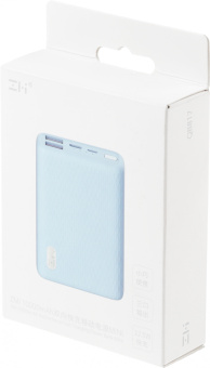 Мобильный аккумулятор ZMI QB817 10000mAh QC3.0/PD3.0 22.5W 3A 2xUSB-A/USB-C голубой (QB817 BLUE) - купить недорого с доставкой в интернет-магазине
