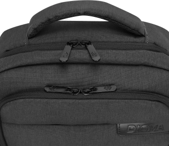 Рюкзак для ноутбука 15.6" Digma Business B1 черный полиэстер (DGBP15B1BK) - купить недорого с доставкой в интернет-магазине