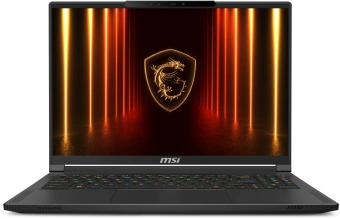 Ноутбук MSI Stealth A16 AI+ A3XWHG-232XRU Ryzen AI 9 HX 370 32Gb SSD2Tb NVIDIA GeForce RTX5070Ti 12Gb 16" OLED QHD+ (2560x1600) FreeDOS black WiFi BT Cam (9S7-15FL35-232) - купить недорого с доставкой в интернет-магазине