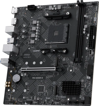 Материнская плата MSI PRO B550M-B Soc-AM4 AMD B550 2xDDR4 mATX AC`97 8ch(7.1) GbLAN RAID+HDMI+DP - купить недорого с доставкой в интернет-магазине